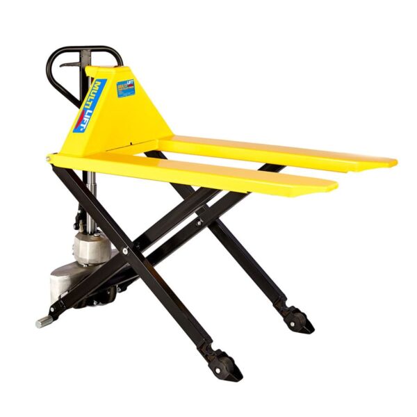 Patín hidráulico manual HLP-1000P 1000 kg tipo tijera de alta elevación standard 27X48" - Image 2