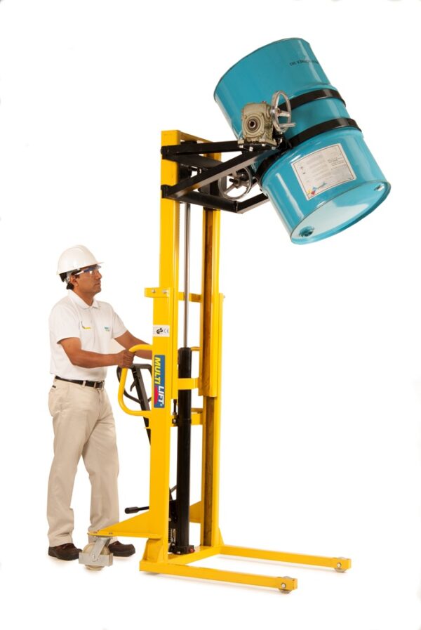 DSR-350N Apilador con rotador de tambores