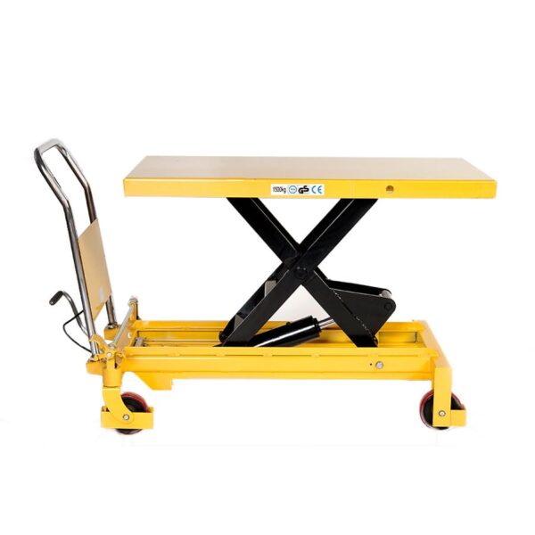 Mesa elevadora hidráulica LT-1500P 1500 kg con elevación de 101 cm