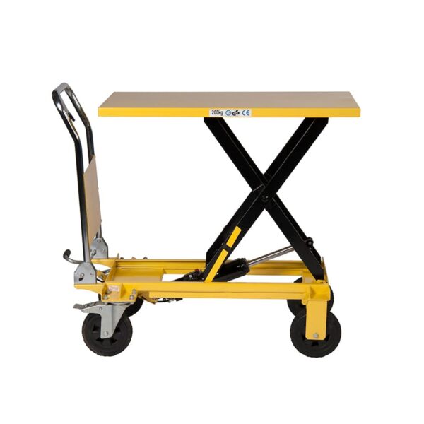Mesa elevadora hidráulica LT-200R 200 kg con elevación de 100 cm
