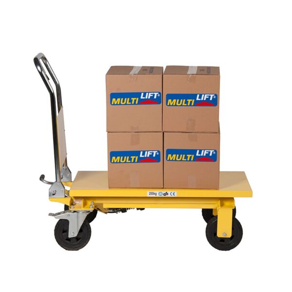 Mesa elevadora hidráulica LT-200R 200 kg con elevación de 100 cm - Image 4