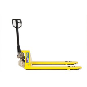 Patín hidráulico manual PSM-2500N 2500 kg con movimiento multidireccional (Puede avanzar lateralmente como cangrejo). Llantas multidireccionales Nylamid. 27x48"
