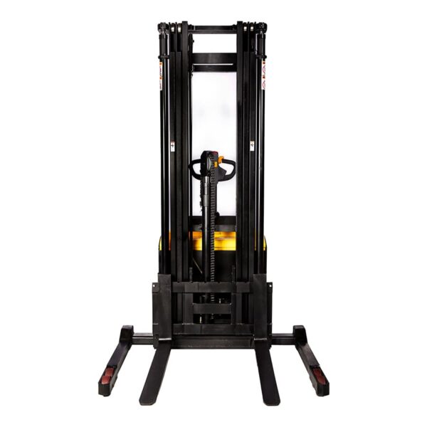 Apilador eléctrico WSE-1500P AC Lithium 4.5 m 1500 kg con batería de litio. Patas anchas ajustables. Uso pesado. - Image 4