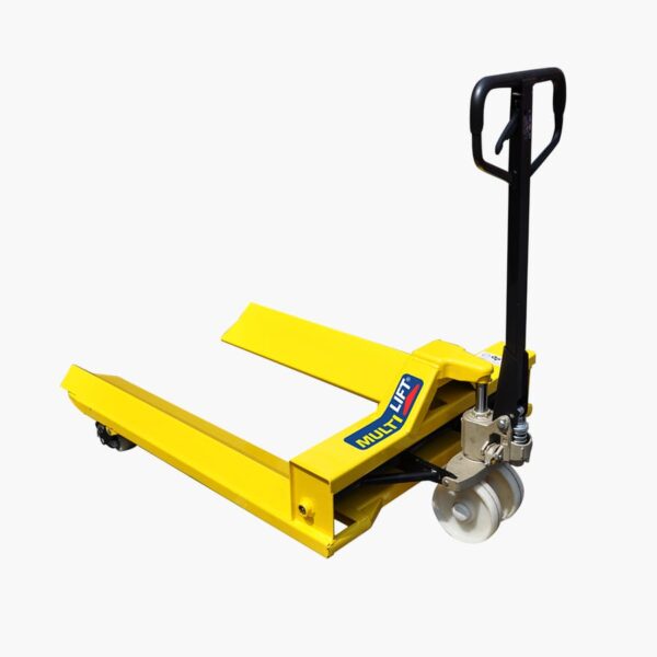 Patín hidráulico manual PRD-1000N 1000 kg para manejo de rollos. Llantas tándem Nylamid. 38X45" - Image 3