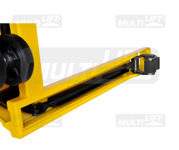 PSD-5000N Patín Hidráulico para gran tonelaje con llantas de Nylamid de 27" x 48” - Image 2