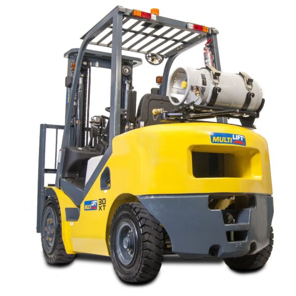 Montacargas dual (Gas LP / Gasolina) FG-30 XT 4.7 m 3000 kg . Rudomático. Desplazador lateral Cascade. Seminuevo - Image 3