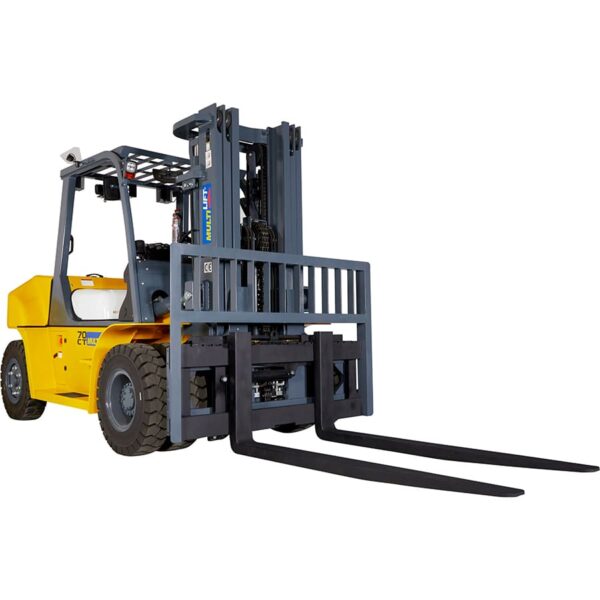 Montacargas diesel FD-70 CT 4.35 m 7000 kg Rudomático. Motor Diesel Cummins y cuarta válvula hidráulica para instalar cualquier aditamento extra