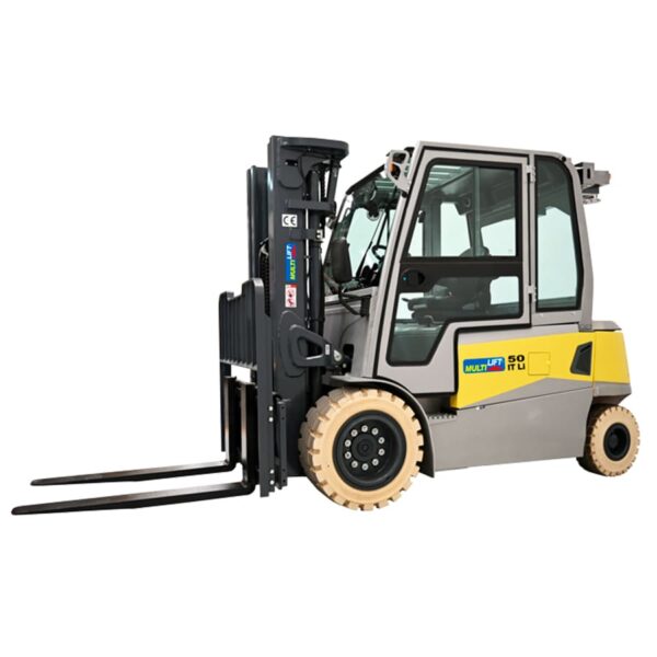Montacargas eléctrico FB-50-IT Li 4.35 M 5000 kg . Batería de litio.  Rudomático. No manchante.  Cabina con aire acondicionado. Cuarta válvula y desplazador lateral - Image 2