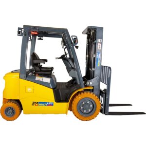 Montacargas eléctrico FB-30 IT Li 6.0 m 3000 kg . Batería de litio. Rudomático. No manchante. Cuarta válvula y desplazador lateral