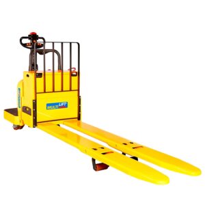 Patín eléctrico industrial EPR-3500P AC DP 3500 kg con batería industrial de ciclo profundo. Heavy duty. Hombre a bordo. Llantas poliuretano. 27X48"