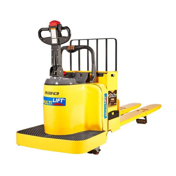Patín eléctrico industrial EPR-3500P AC DP 3500 kg con batería industrial de ciclo profundo. Heavy duty. Hombre a bordo. Llantas poliuretano. 27X48" - Image 3