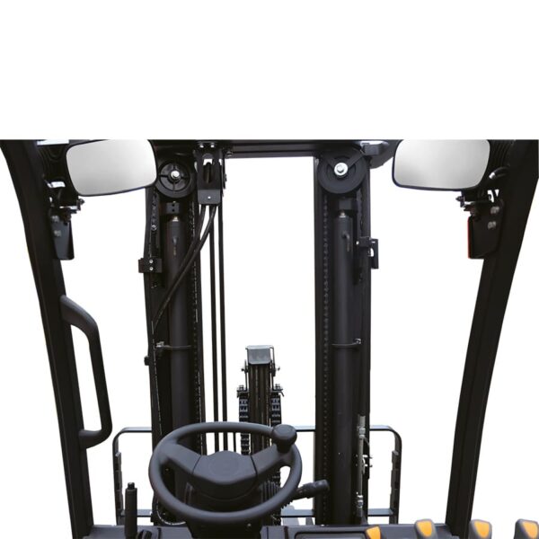 Montacargas eléctrico FBT-18 CT Li 4.8 m 1800 kg . Triciclo. Batería de litio. Rudomático. No manchante. Cuarta válvula y desplazador lateral - Image 3