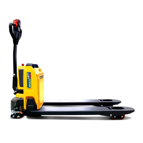 Patín eléctrico industrial profesional EP-1500P AC MD Lithium PRO 1500 kg con batería de litio intercambiable. Listo para cargador de torre. Medium duty. Llantas poliuretano. 27x48"