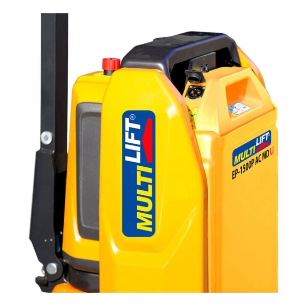 Patín eléctrico industrial profesional EP-1500P AC MD Lithium PRO 1500 kg con batería de litio intercambiable. Listo para cargador de torre. Medium duty. Llantas poliuretano. 27x48" - Image 2