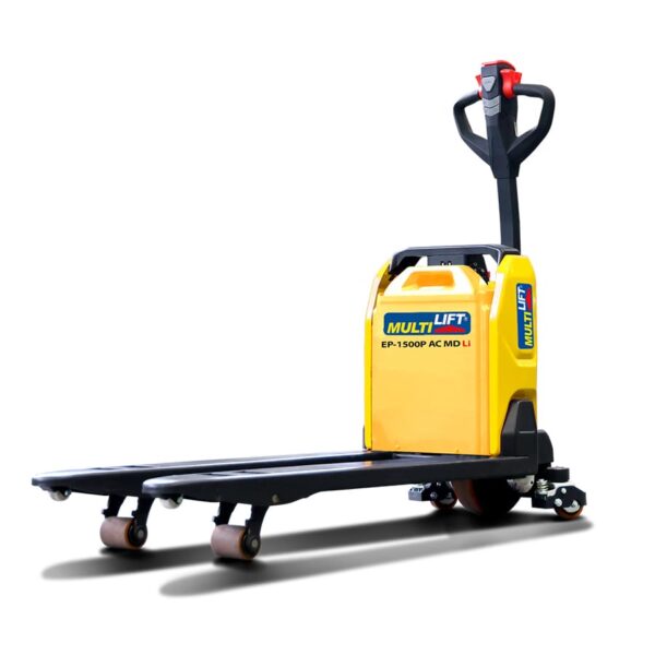 Patín eléctrico industrial profesional EP-1500P AC MD Lithium PRO 1500 kg con batería de litio intercambiable. Listo para cargador de torre. Medium duty. Llantas poliuretano. 27x48" - Image 3