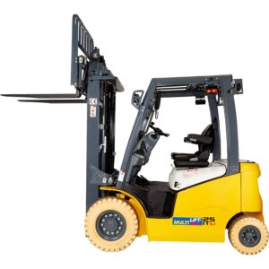 Montacargas eléctrico FB-25 IT Li 4.7 m 2500 kg . Batería de litio. Rudomático. No manchante. Cuarta válvula y desplazador lateral