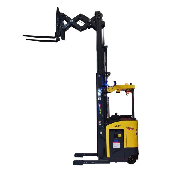 Montacargas eléctrico FBDR-14-ZT Li 6.0 M 1400 kg . Batería de litio. Doble Reach. Desplazador lateral - Image 2