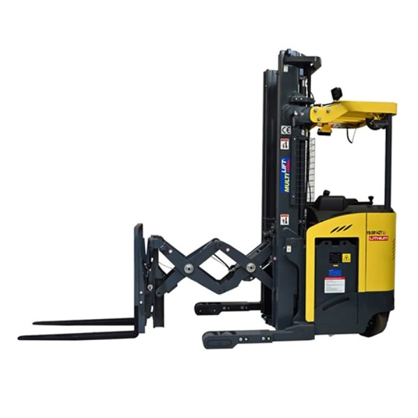 Montacargas eléctrico FBDR-14-ZT Li 6.0 M 1400 kg . Batería de litio. Doble Reach. Desplazador lateral - Image 3