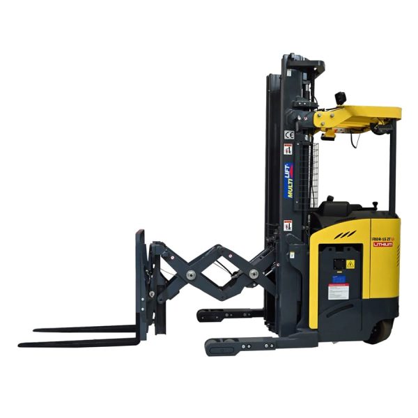 Montacargas eléctrico FBDR-15-ZT Li 8.6 M 1500 kg . Batería de litio. Doble Reach. Desplazador lateral - Image 3