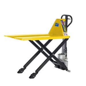 Patín hidráulico manual HNLP-1000P 1000 kg tipo tijera de alta elevación. Angosto tarima europea 20.5X48"
