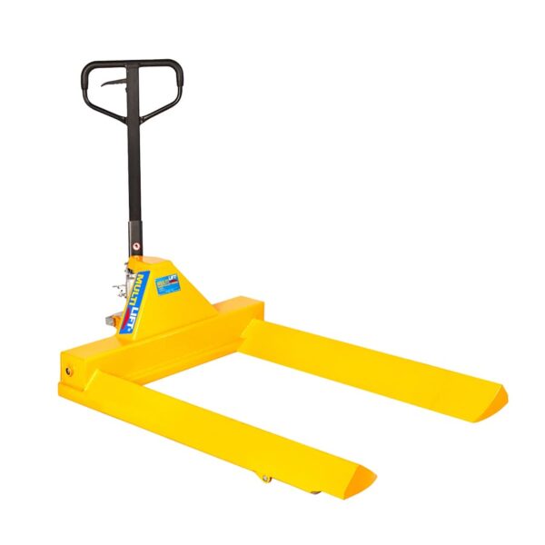 Patín hidráulico manual PRD-2000N 2000 kg para manejo de rollos. Llantas tándem Nylamid. 38X45" - Image 3