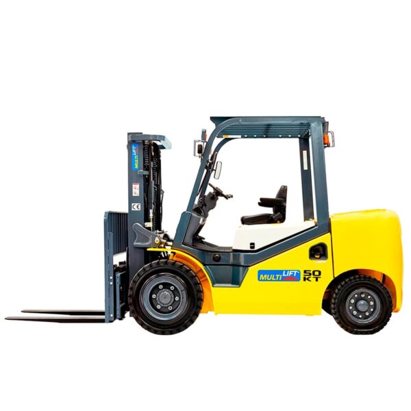 Montacargas diesel FD-50 KT 4.8 m 5000 kg . Rudomático. Motor Diesel japonés Kubota y desplazador lateral Cascade