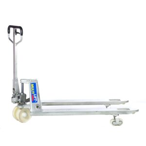 Patín hidráulico manual PGD-3000N 3000 kg Galvanizado. Llantas tándem Nylamid. 27x48"