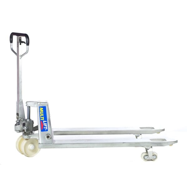 Patín hidráulico manual PGD-3000N 3000 kg Galvanizado. Llantas tándem Nylamid. 27x48"
