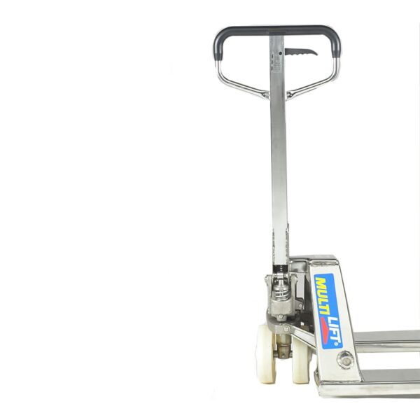 Patín hidráulico manual PID-2000N 2000 kg Acero Inoxidable Grado 304. Llantas tándem Nylamid. 27x48" - Image 4